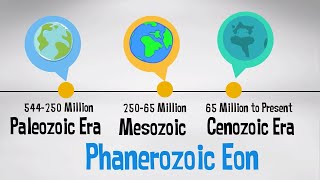 Phanerozoic Eon  Geologic Time Scale with events [upl. by Steere]