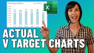 Impress Your Boss with this Excel Actual v Target Chart Technique  Quick and Easy [upl. by Bartholomeus921]