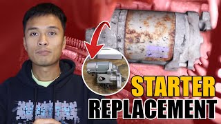 EASY Starter Replacement Tacoma DIY  How To [upl. by Coates]