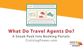 What Do Travel Agents Do A Sneak Peek Into Booking Portals cruisingpowercom [upl. by Ymac]