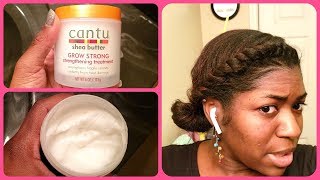 Cantu Grow Strong Strengthening Treatment Review [upl. by Odracir315]