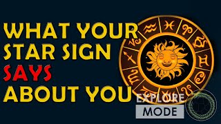 What your Zodiac Star Sign says about you Astrology Explained  Myth Stories amp Explore Mode Collab [upl. by Deirdra785]