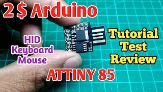 How to use Digispark ATtiny85 smallest amp cheapest Arduino compatible board [upl. by Kiran]