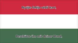 Nationalhymne Ungarn HUDE Text  Anthem of Hungary [upl. by Jessika]