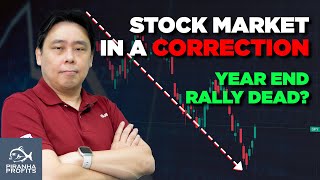 Stock Market in a Correction Year End Rally Dead [upl. by Irb]