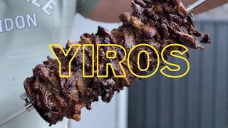 HOW TO MAKE LAMB YIROS  therealgreekchef [upl. by Ralleigh]