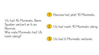 Mathe Klasse 1 Rechengeschichten Teil 4 Homeschooling [upl. by Ecinom803]