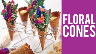 How to Make Flower Cones [upl. by Accber831]