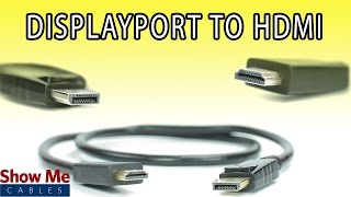 DisplayPort to HDMI Cable  High Performance Signal Quality [upl. by Tabshey]