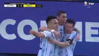 Argentina vs Brazil  Copa America Final 2021  Extended Highlights and Celebrations  English [upl. by Einnim395]