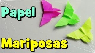 Mariposa de Papel  Origami [upl. by Kirshbaum]