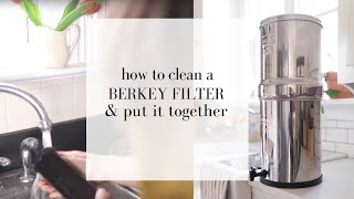 How to Clean a Berkey Water Filter [upl. by Anirahs154]