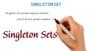 Singleton Sets  Includes Examples [upl. by Ennagrom495]