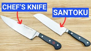 Santoku vs Chefs Knife 5 Key Differences and When to Use Each [upl. by Woolson]