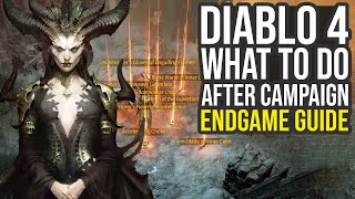 Diablo 4 What To Do After Campaign Diablo 4 Endgame Guide [upl. by Einobe]