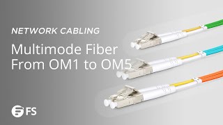 Multimode Fiber Optic Cables Differences Between OM1 OM2 OM3 OM4 amp OM5  FS [upl. by Trbor]