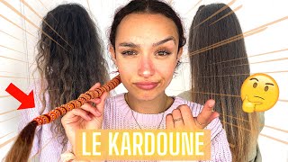 JE TESTE LE KARDOUNE  Lisser ses cheveux sans chaleur [upl. by Almallah563]