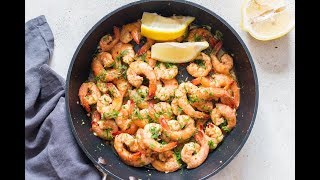 Lemon Garlic Butter Shrimp [upl. by Lattimer]