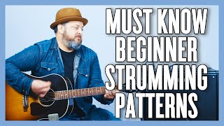 Beginner Guitar Strumming Patterns You MUST Know [upl. by Yank]