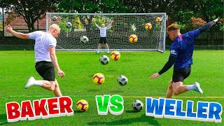 CHAMPIONS LEAGUE FINAL FOOTBALL CHALLENGE VS JOE WELLER [upl. by Stearn]