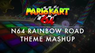 MK64 Rainbow Road Theme Mashup MK64MK8 [upl. by Hurlee236]