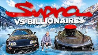 1000HP Supra terrorizing Billionaires Hypercarmeet in Switzerland [upl. by Ferrigno]