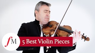 Maxim Vengerov  5 Best Violin Pieces  Classic FM [upl. by Vilma304]