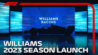 LIVE Williams 2023 Season Launch [upl. by Buschi336]