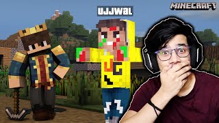 Beating Minecraft But YouTubers Are Mobs [upl. by Millman]