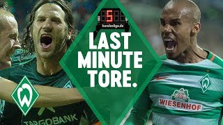 TOP 5 LastMinuteTore SV Werder Bremen Torsten Frings amp Zlatko Junuzovic [upl. by Delcine]