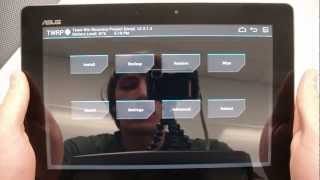 How to Install TWRP Custom Recovery on the Asus Transformer Pad Infinity TF700T [upl. by Hecklau135]