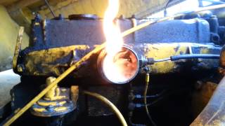 HOW THE FLAME HEATER WORKS ON A PERKINS DIESEL [upl. by Laemaj]