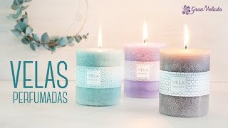 Velas aromaticas cilindricas [upl. by Oinota]