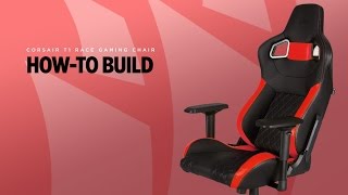 T1 RACE GAMING CHAIR  How To Build [upl. by Odelet335]