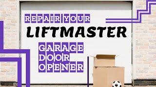 FIXING a broken Liftmaster 8500 Garage Door Opener [upl. by Charis373]