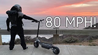 RION RE90 Electric Scooter Review  The Worlds Fastest Hyperscooter [upl. by Ajssatan]