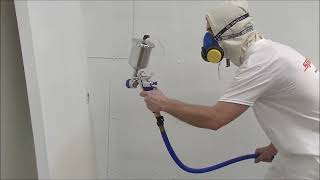 How to Use a HVLP SprayGun [upl. by Hairam]