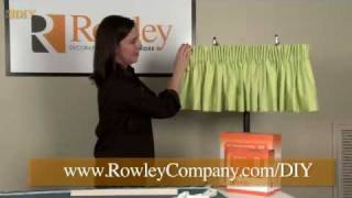 DIY  Easy Pencil Pleat Valance [upl. by Basham839]