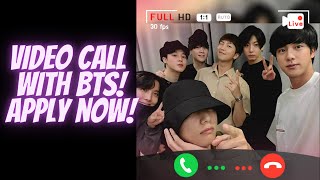 BTS Video Call With ARMY  Weverse Video Call  How To Apply [upl. by Attevroc]