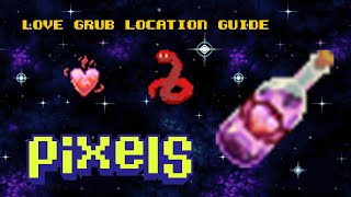 Pixels Online  Love Grub Location Guide  Heartbeet Materials [upl. by Nniw]