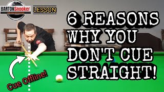 6 Tips For Straighter Cueing  Snooker Lesson [upl. by Oalsecnew208]