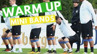 Riscaldamento  Warm Up calcio  Esercizi Attivazione muscolare Mini Bands [upl. by Nerehs]