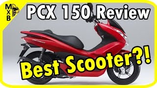 Honda PCX150 Review  Pros amp Cons  BEST 150cc MopedScooter [upl. by Esorylime547]