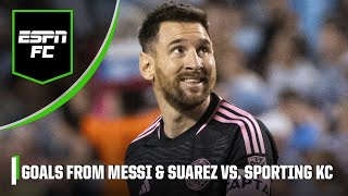 Inter Miami victorious behind Lionel Messi amp Luis Suarez goals  ESPN FC [upl. by Aramo]