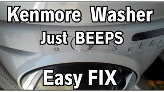 ✨ Kenmore Washing Machine Beeps  Won’t Start  EASY FIX ✨ [upl. by Wesa]