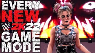 Every New Game Mode In WWE 2K22 [upl. by Nek]