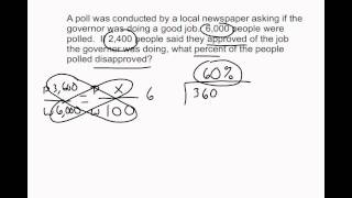 Solving Percentage Word Problems [upl. by Letnom]