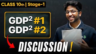 Class 10th GDP²  1 amp 2 Discussion 🔥  Shobhit Nirwan [upl. by Indyc524]