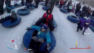 Camelback PA Snowtubing Dec 2017 [upl. by Ameerak]