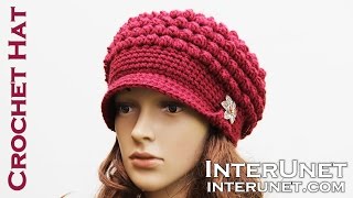 Hat crochet tutorial for beginners Part 1 of 2 [upl. by Cassil463]